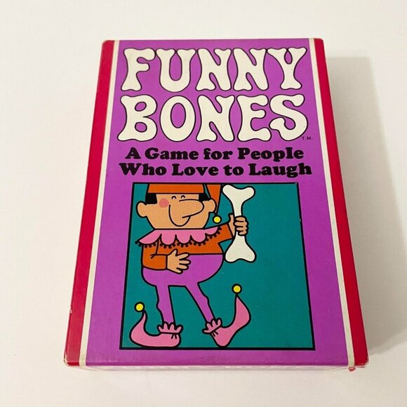 Vintage 1968 Funny Bones Card Game Parker Brothers Missing Instructions - Picture 1 of 16